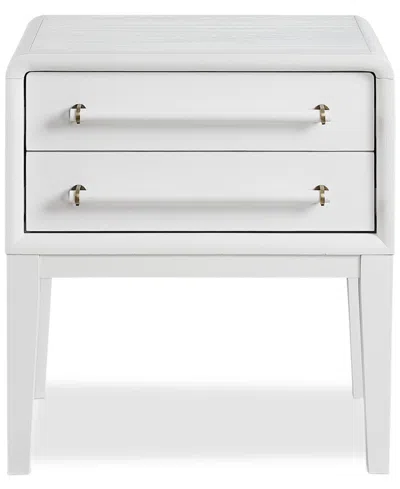Shop Macy's Assemblage Nightstand In White