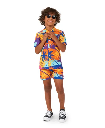 Opposuits Big Boys 2 Pc Summer Shirt And Shorts Set In Miscellaneous