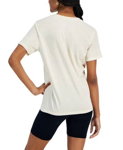 Shop Grayson Threads, The Label Juniors' Snoopy Scenic Route Short-sleeve T-shirt In Off White