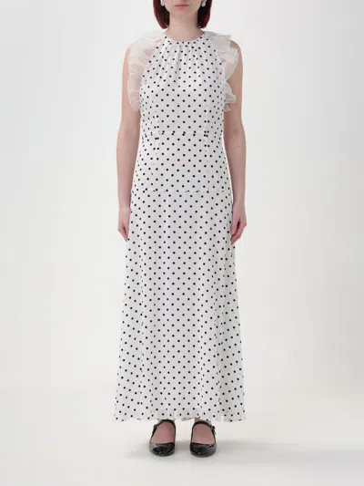Shop Alessandra Rich Dress  Woman Color White