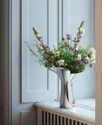 Georg Jensen Bloom Botanica Vase, Large In Silver
