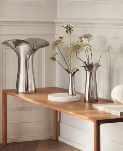 Georg Jensen Bloom Botanica Vase, Large In Silver