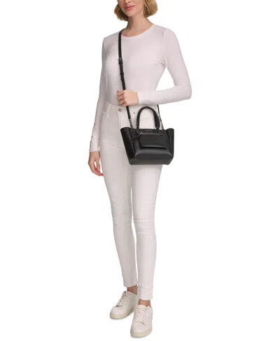 Shop Calvin Klein Gala Crossbody With Detachable Strap In Dove Grey