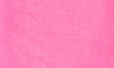 Shop Topshop Drape Strappy Satin Midi Dress In Bright Pink