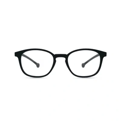 Shop Parafina Sustainable Sena Black Unisex Reading Glasses Anti Blue Light