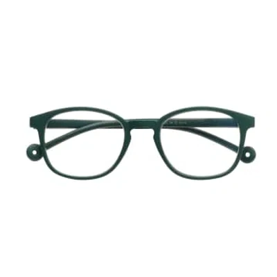 Shop Parafina Sustainable Sena Green Reading Glasses Anti Blue Light