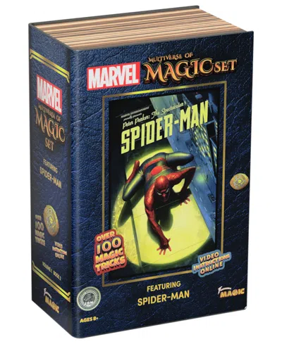 Fantasma Marvel Magic Comic Book Set Spider-man Over 100 Magic Tricks. Vol. 1 2 In Blue