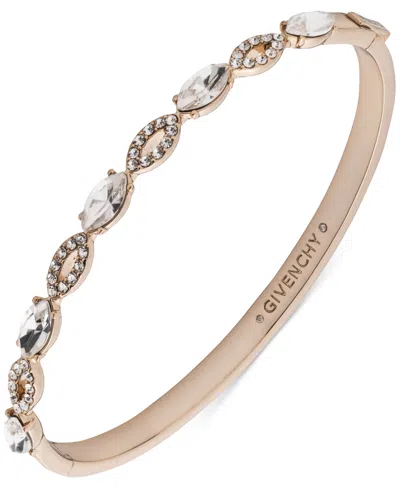 Shop Givenchy Pave & Marquise Crystal Bangle Bracelet In Light Pink