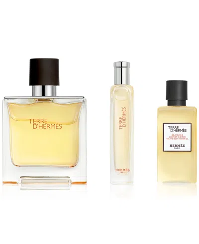 Shop Hermes Men's 3-pc. Terre D' Pure Perfume Gift Set In No Color