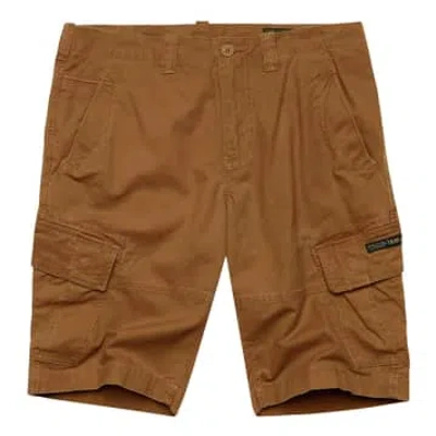 Shop Superdry Vintage Core Cargo Shorts In Brown