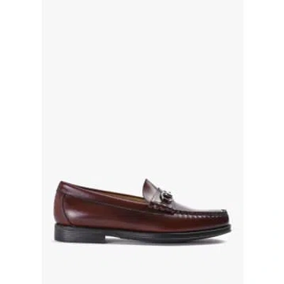 Shop G.h. Bass & Co Mens Easy Weejun Lincoln Moc Loafers In Wine