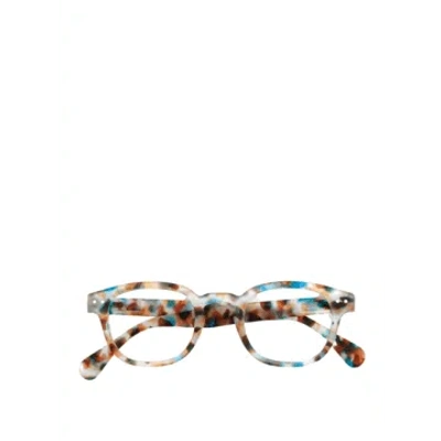 Shop Izipizi C Reading Glasses In Blue Tortoise