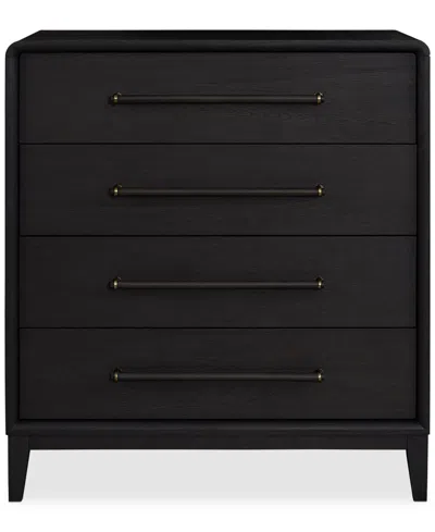 Shop Macy's Assemblage Small Chest In Black