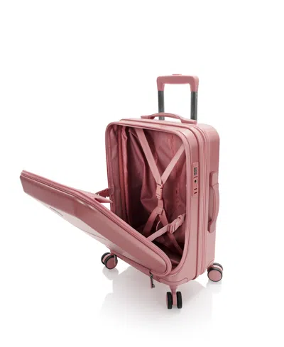 Shop Heys Hey's Ez Fashion Hardside 21" Carryon Spinner Luggage In Rose Gold