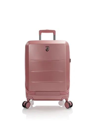 Shop Heys Hey's Ez Fashion Hardside 21" Carryon Spinner Luggage In Rose Gold