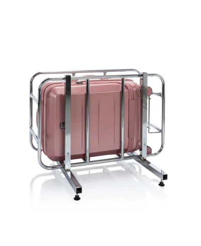 Shop Heys Hey's Ez Fashion Hardside 21" Carryon Spinner Luggage In Rose Gold