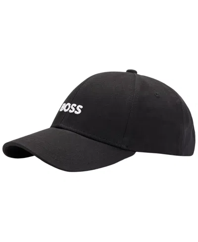 Shop Hugo Boss Boss By  Men's Embroidered Logo Six-panel Cap In Black