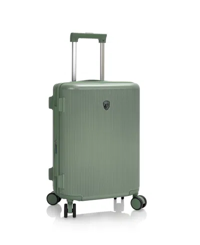 Shop Heys Hey's Earth Tones 21" Carryon Spinner Luggage In Moss