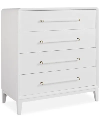 Shop Macy's Assemblage Small Chest In White