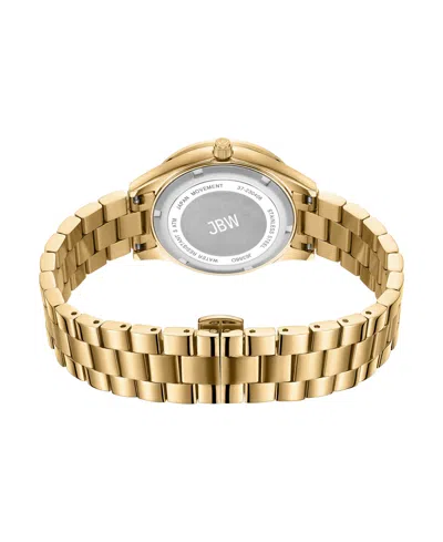 Jbw Mondrian 34 Quartz Gold Dial Unisex Watch J6388d In Gold