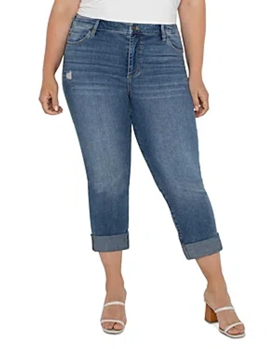 Shop Liverpool Los Angeles Plus Charlie Cropped Skinny Jeans In Pactola