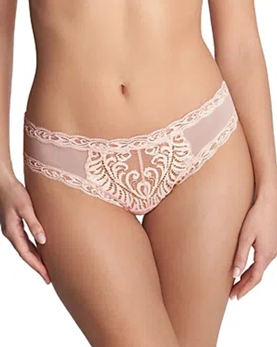 Shop Natori Feathers Hipster In Seashell