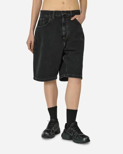 Shop Carhartt Brandon Shorts In Black