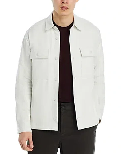 Shop Vince Workwear Regular Fit Shirt Jacket In Alabaster