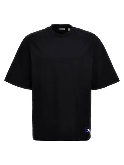 Shop Burberry 'jer For 77' T-shirt In Black