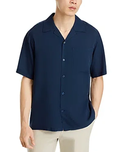 Shop Nn07 Julio 5731 Camp Shirt In Navy Blue