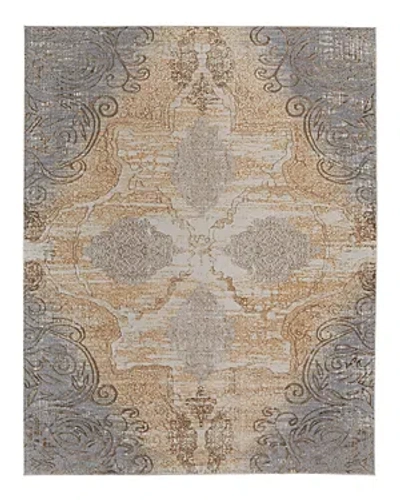 Shop Feizy Celene Cel39l1f Area Rug, 5' X 7'6 In Silver/tan