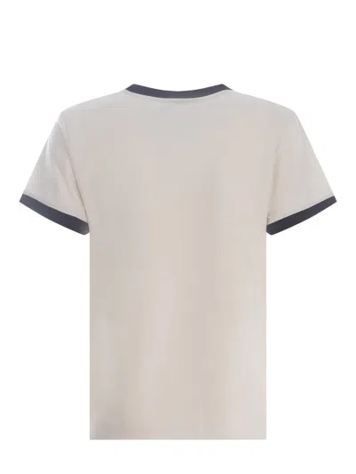 Shop Golden Goose T-shirt  "star" In White