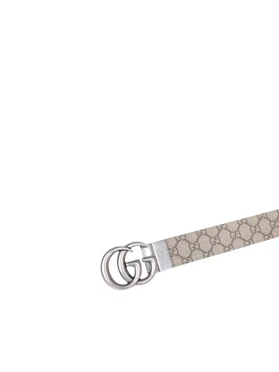 Shop Gucci Belts In Beige
