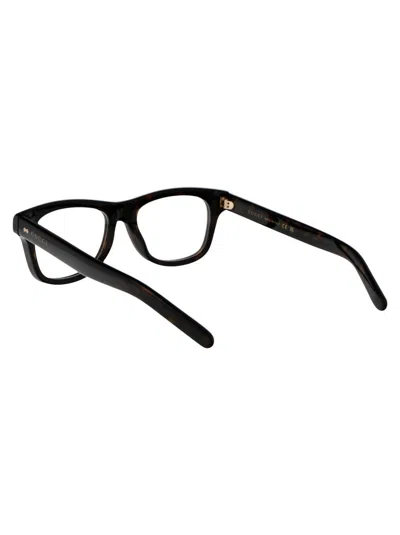 Shop Gucci Optical In 002 Havana Havana Transparent