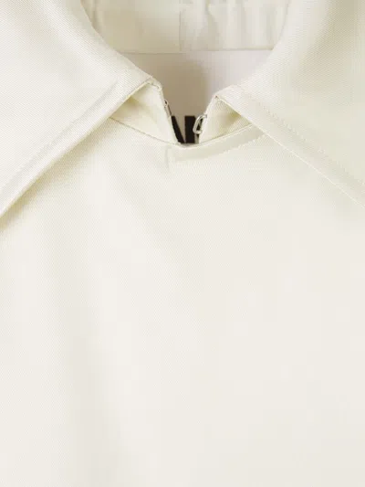 Shop Jil Sander Flowing Trench Coat In Shirt Collar