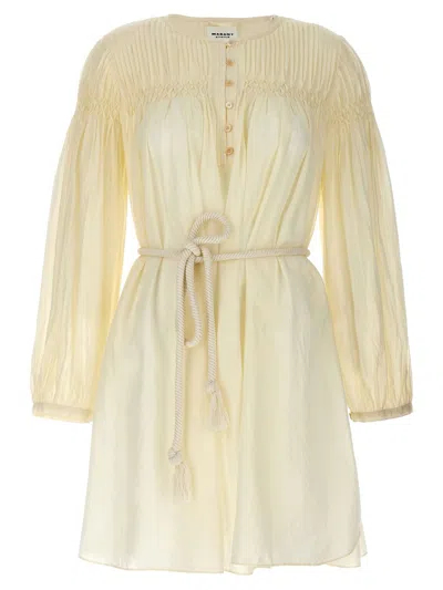 Shop Isabel Marant Étoile 'adeliani' Dress In White