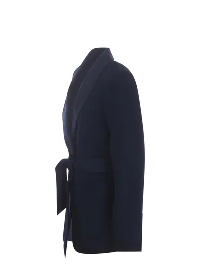 Shop Manuel Ritz Tuxedo Jacket In Blue