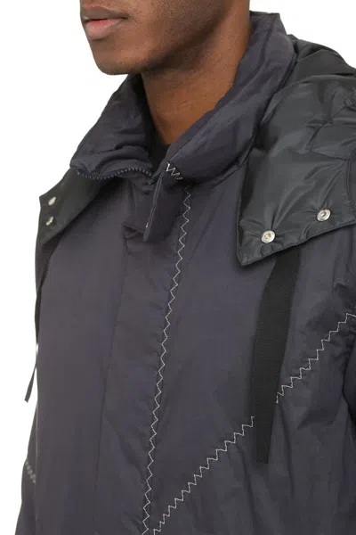 Shop Moncler 1  Jw Anderson - Albatross Padded Jacket In Blue