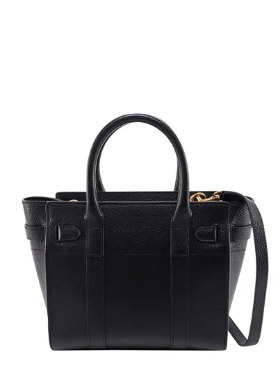 Shop Mulberry Mini Zipped Bayswater In Black