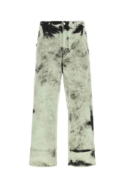 Shop Oamc Jeans In Printed