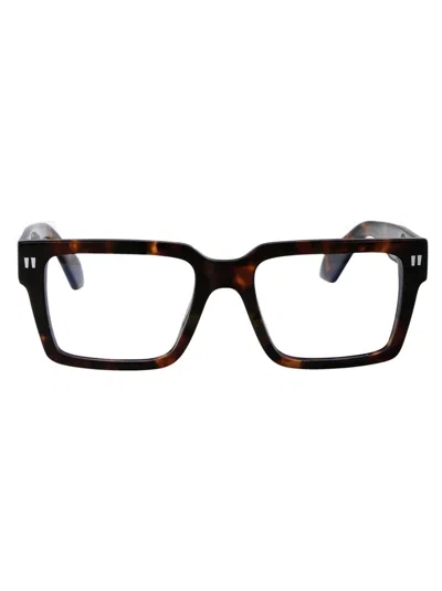 Shop Off-white Optical In 6000 Havana