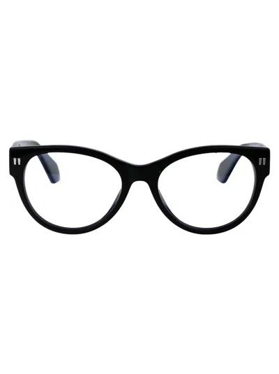 Off-white Optical Style 55 Glasses In 1000 Black
