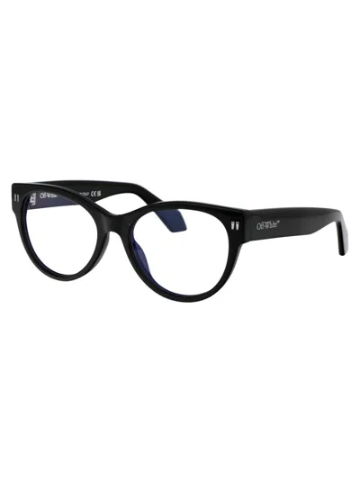 Off-white Optical Style 55 Glasses In 1000 Black
