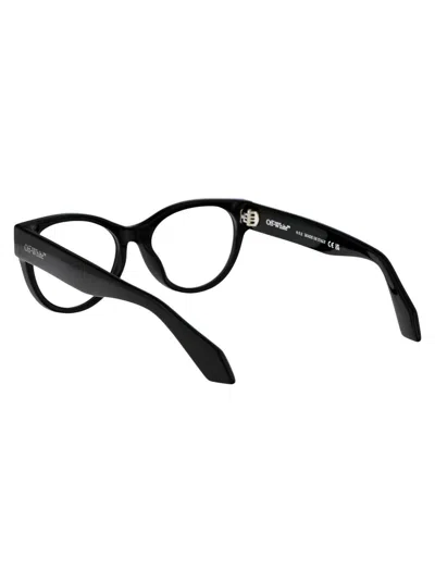 Off-white Optical Style 55 Glasses In 1000 Black