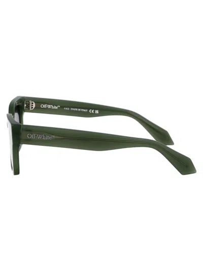 Shop Off-white Sunglasses In 5707 Sage Green