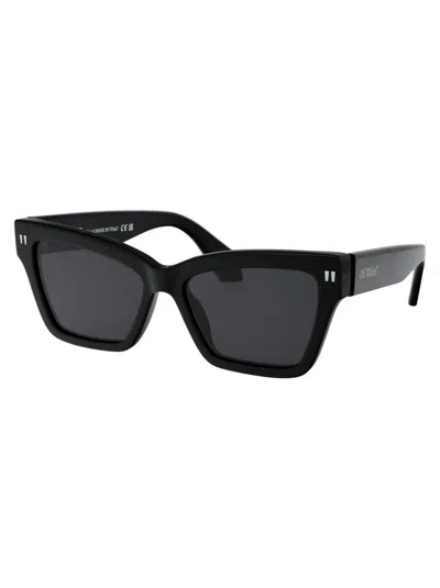 Off-white Cincinnati - Black / Dark Grey Sunglasses In 1007 Black