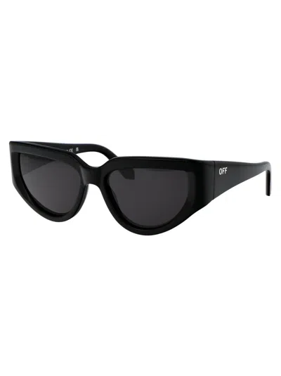 Shop Off-white Sunglasses In 1007 Black