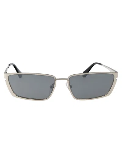 Off-white Yoder Sunglasses In 7272 Silver Silver