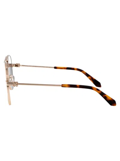 Off-white Ruston L Sunglasses In 7676 Gold Gold