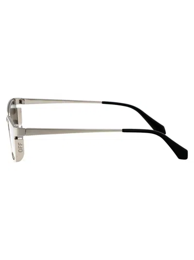 Off-white Yoder Sunglasses In 7272 Silver Silver